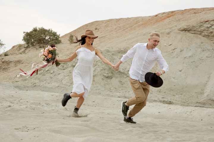 newly wed running